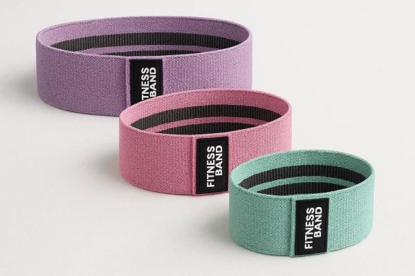 Non Slip Fabric Resistance Bands For Glute Activation And Lower Body Strength Training At Home