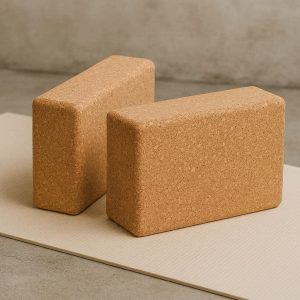 Natural Cork Yoga Blocks For Eco Friendly Support And Superior Stability In Hot Yoga Sessions