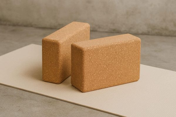 Natural Cork Yoga Blocks For Eco Friendly Support And Superior Stability In Hot Yoga Sessions