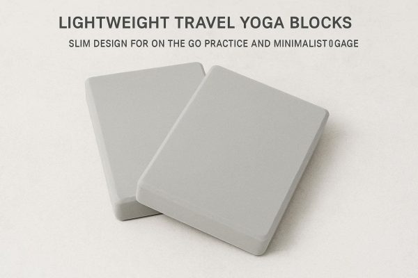Lightweight Travel Yoga Blocks With Slim Design For On The Go Practice And Minimalist Luggage