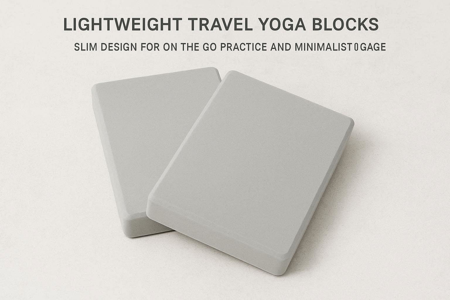 Lightweight Travel Yoga Blocks With Slim Design For On The Go Practice And Minimalist Luggage - Image 1