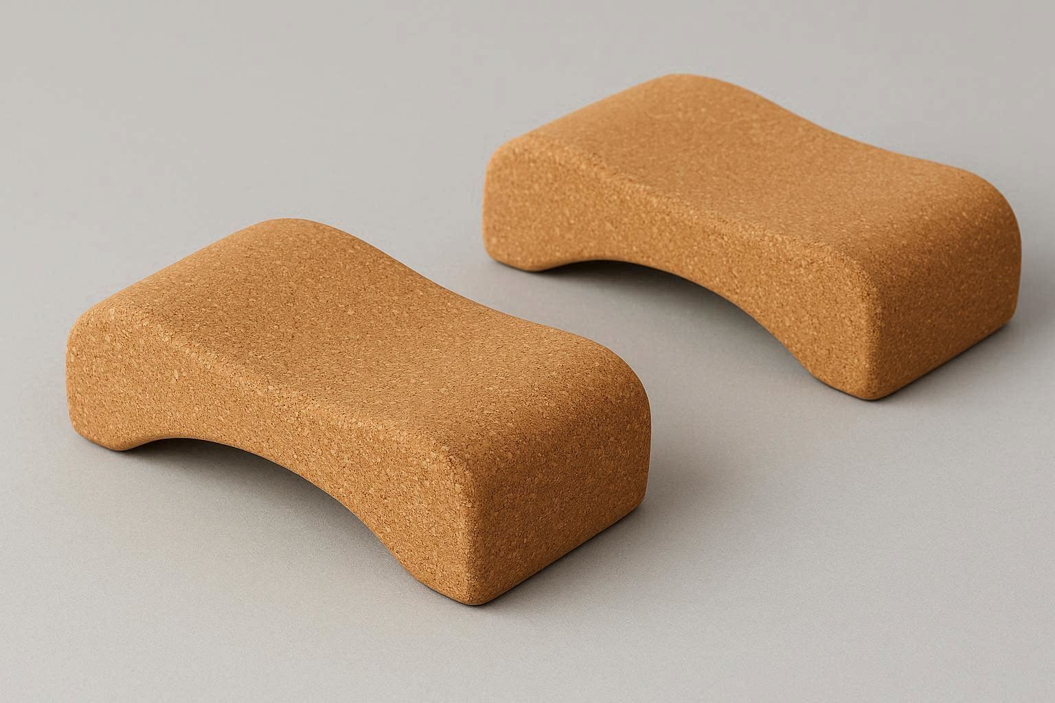 Curved Yoga Blocks For Ergonomic Wrist Support And Better Grip In Advanced Arm Balance Poses - Image 1