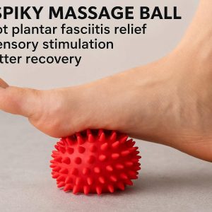 Spiky Massage Ball For Foot Plantar Fasciitis Relief And Sensory Stimulation For Better Recovery