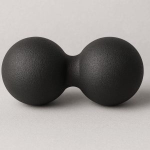 Peanut Massage Ball For Neck And Spine Alignment With Double Lacrosse Ball Design For Stability