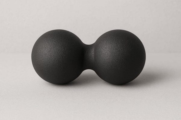 Peanut Massage Ball For Neck And Spine Alignment With Double Lacrosse Ball Design For Stability
