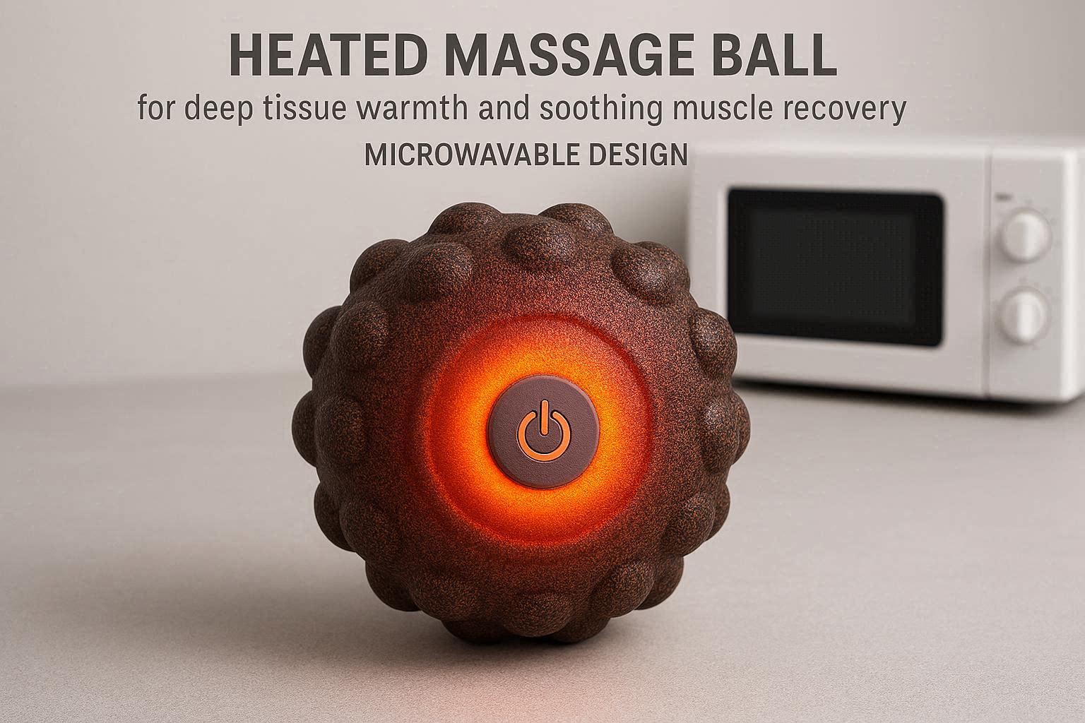 Heated Massage Ball For Deep Tissue Warmth And Soothing Muscle Recovery With Microwavable Design - Image 1