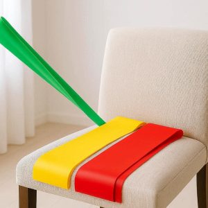 Skin Friendly Resistance Bands For Senior Fitness And Low Impact Rehabilitation Post Surgery Care