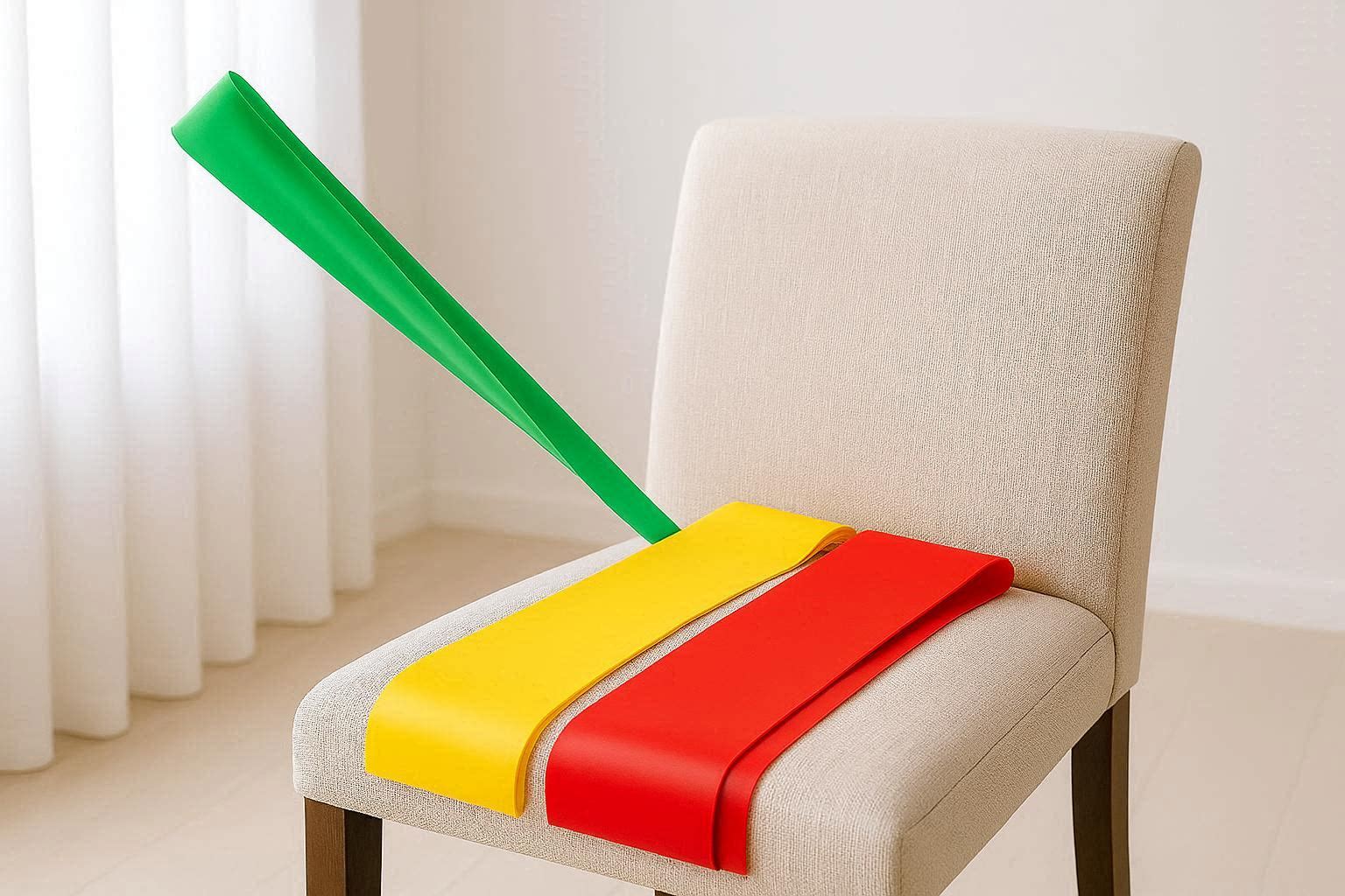 Skin Friendly Resistance Bands For Senior Fitness And Low Impact Rehabilitation Post Surgery Care - Image 1